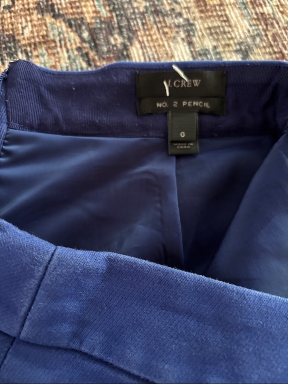 J. Crew No. 2 Pencil Pants in Deep Navy
